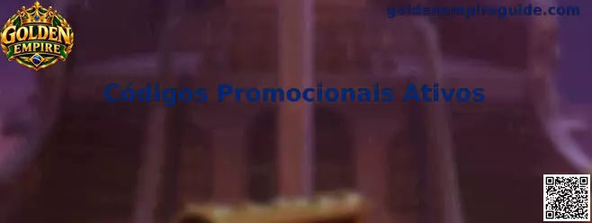 Códigos Promocionais Ativos Golden Empire