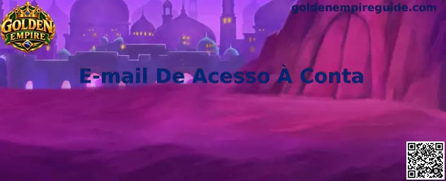 Ilustração sobre E-mail De Acesso À Conta no Golden Empire