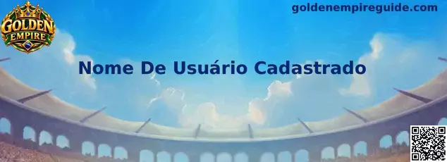 Nome de Usuário Cadastrado